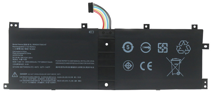 bateria do portátil substituição para LENOVO Miix-510-12ikb 