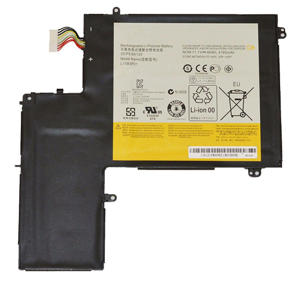 PC batteri Erstatning for LENOVO IdeaPad-U310-4375BHU 