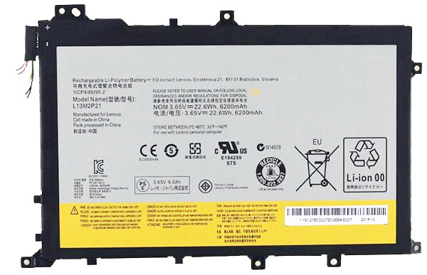 Baterai laptop penggantian untuk LENOVO L13N2P21 