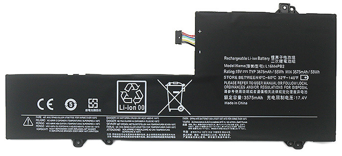 bateria do portátil substituição para Lenovo L16C4PB2 