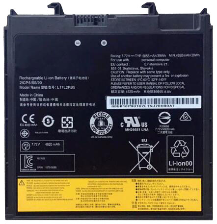 Laptop Battery Replacement for lenovo L17M2PB5 