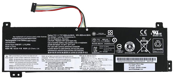 bateria do portátil substituição para Lenovo 5b10r33563 