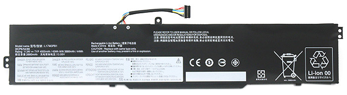 bateria do portátil substituição para LENOVO L17C3PB0 