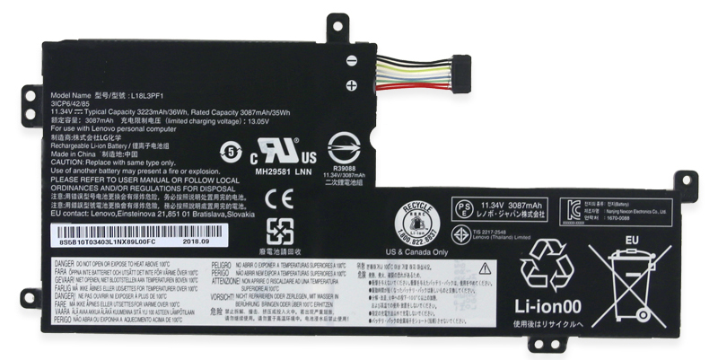 Baterai laptop penggantian untuk lenovo Ideapad-L340-15IWL 