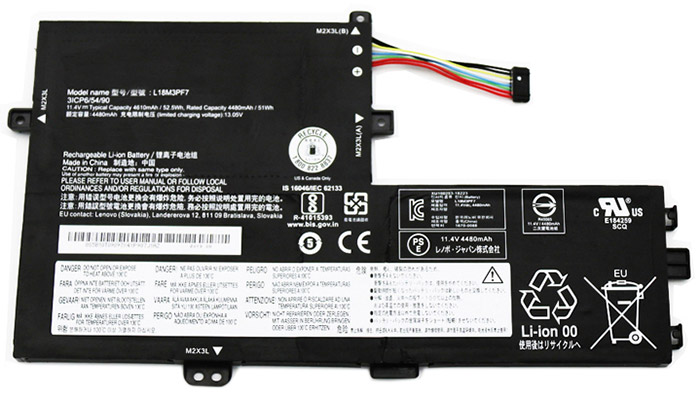 Baterai laptop penggantian untuk LENOVO L18L3PF2 