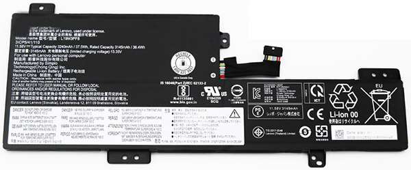 Baterai laptop penggantian untuk Lenovo L19C3PF8 