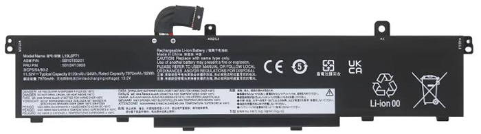Baterie Notebooku Náhrada za Lenovo L19C6P71 
