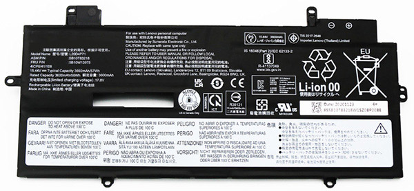 Bateria Laptopa Zamiennik Lenovo ThinkPad-X1-Yoga-X1C-G6-Section-2021 