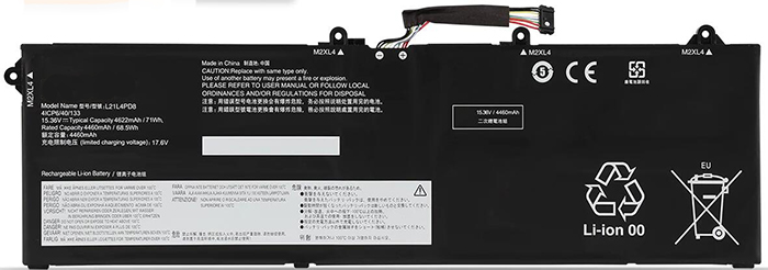 Baterai laptop penggantian untuk LENOVO L21M4PD8 