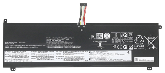 Laptop Battery Replacement for lenovo L21C4PE1 