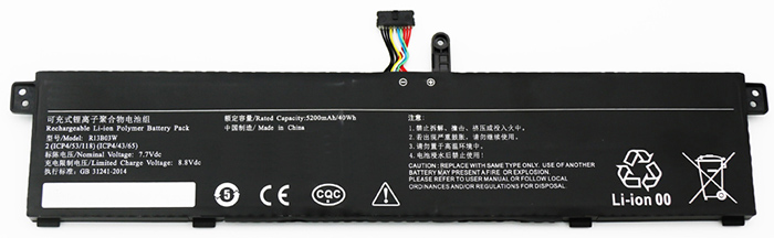 PC batteri Erstatning for XIAOMI R13B03W 