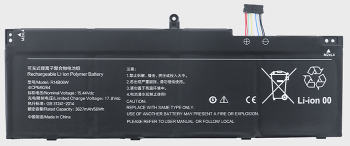 Laptop Battery Replacement for XIAOMI R14B06W 