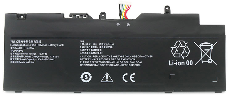 PC batteri Erstatning for XIAOMI XMA2007-BJ 