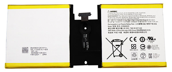 Baterai laptop penggantian untuk Microsoft Surface-GO-1824-Series 