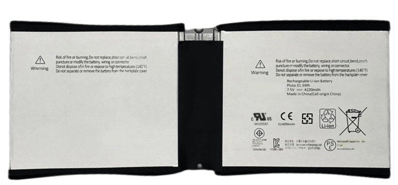 Notebook Akku Ersatz für Microsoft Surface-RT2-1572-Tablet 