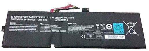 Laptop Battery Replacement for RAZER GMS-C60 