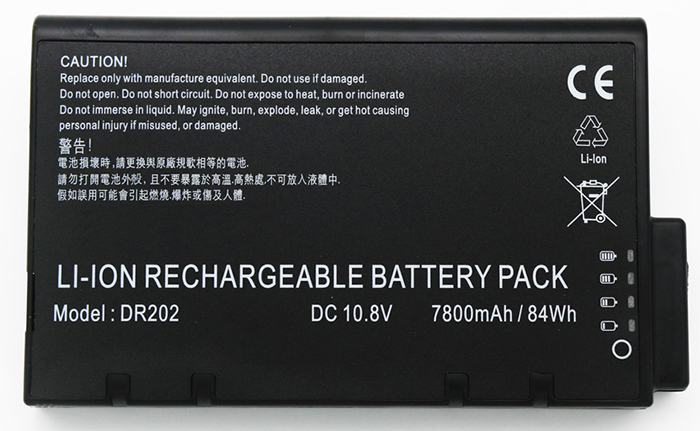PC batteri Erstatning for GETAC V200 