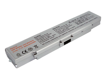 Baterai laptop penggantian untuk SONY VAIO VGN-CR11S/L 