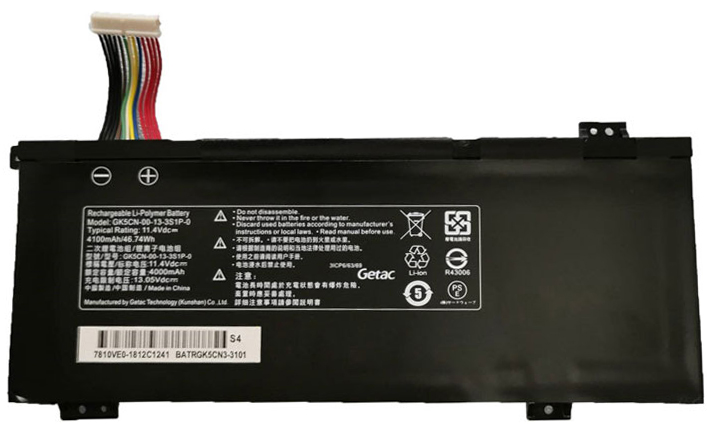 OEM Baterya kapalit para saGETAC GK5CN-00-13-3S1P-0