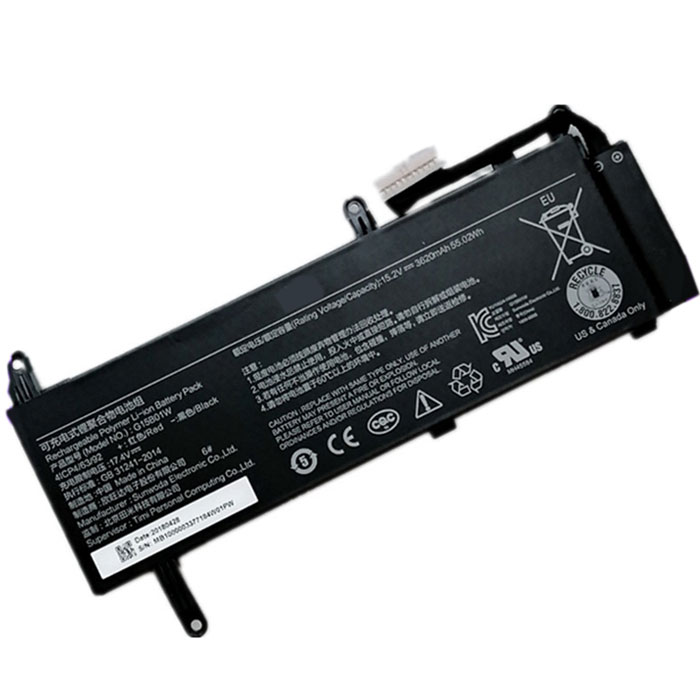 ノートパソコンのバッテリー 代用品 XIAOMI GTX1060-Intel-I7 ノートパソコンのバッテリー 代用品 XIAOMI GTX1060-Intel-I7