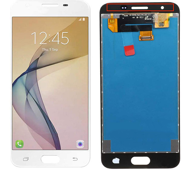 Mobiltelefon skjerm Erstatning for SAMSUNG SM-G610K 