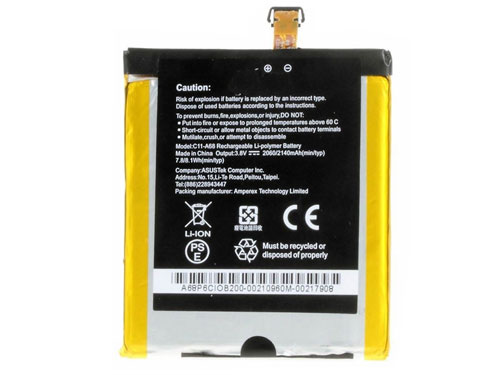 PC batteri Erstatning for asus PadFone2-A68 