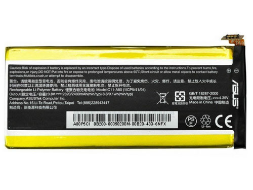 PC batteri Erstatning for Asus C11-A80 