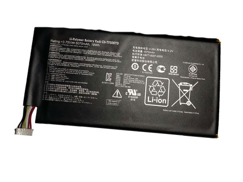 PC batteri Erstatning for ASUS C21-TF500T 