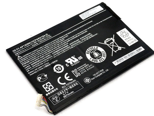 PC batteri Erstatning for ACER Iconia-Tab-W510 