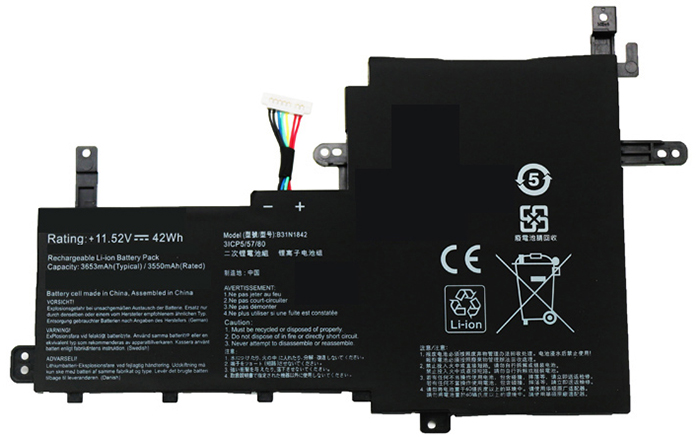 Laptop Battery Replacement for ASUS B31N1842 