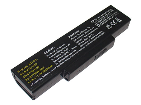 PC batteri Erstatning for asus F3Jr 