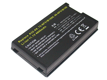 Laptop Battery Replacement for asus A8Jp 