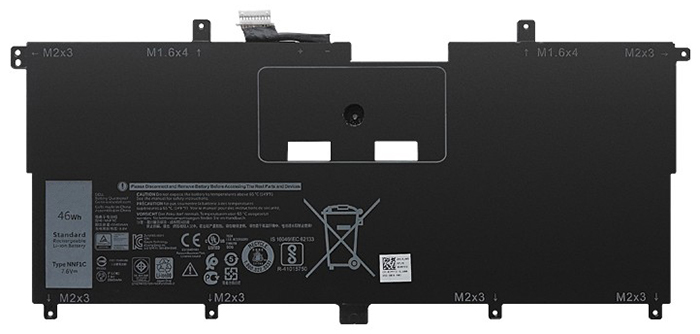 Baterai laptop penggantian untuk Dell NNF1C 