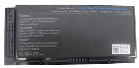 komputer riba bateri pengganti DELL Precision M6600 series 