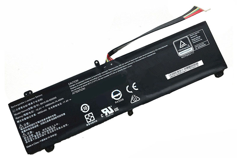 Laptop Battery Replacement for GETAC EVGA-SC17-Xotic-PC 