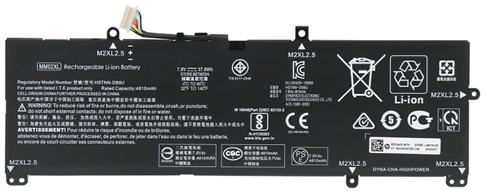 PC batteri Erstatning for Hp MM02XL 
