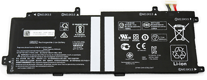 PC batteri Erstatning for Hp L46601-005 
