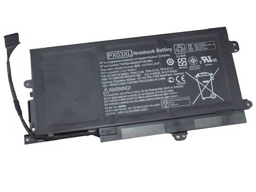 PC batteri Erstatning for Hp PX03XL 