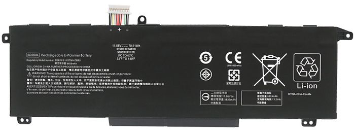 PC batteri Erstatning for Hp Spectre-X360-15-EN0029NR 