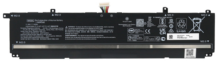 PC batteri Erstatning for Hp M41640-CD1 