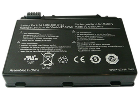 bateria do portátil substituição para HASEE F3400 