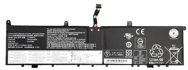 Baterie Notebooku Náhrada za Lenovo L17M4P72 