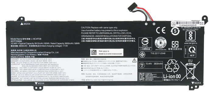 bateria do portátil substituição para Lenovo ThinkBook-15-G2-ITL 