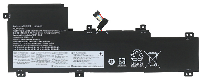 bateria do portátil substituição para Lenovo L20L4PE1 