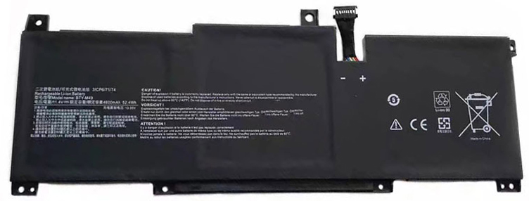Laptop Battery Replacement for MSI 3ICP6/71/74 