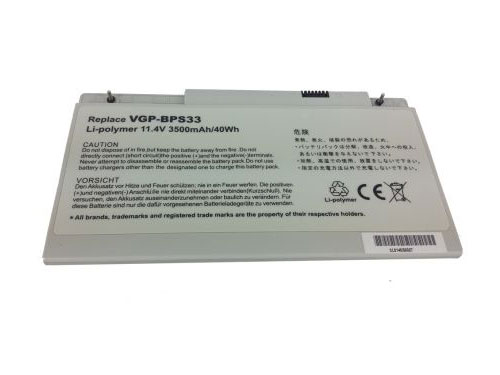OEM Baterai penggantian untuk SONY VGP-BPS33