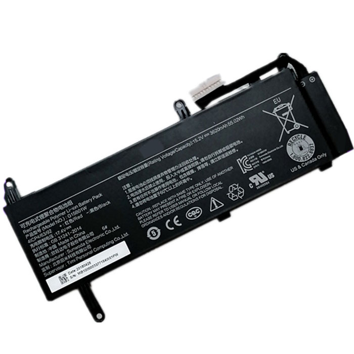 bateria do portátil substituição para XIAOMI 171502-AD 