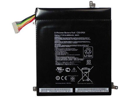 Baterai laptop penggantian untuk ASUS Eee-Slate-B121-1A018F 