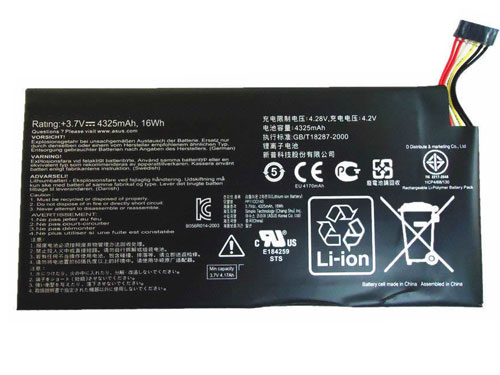 Baterai laptop penggantian untuk ASUS C11-ME370T 