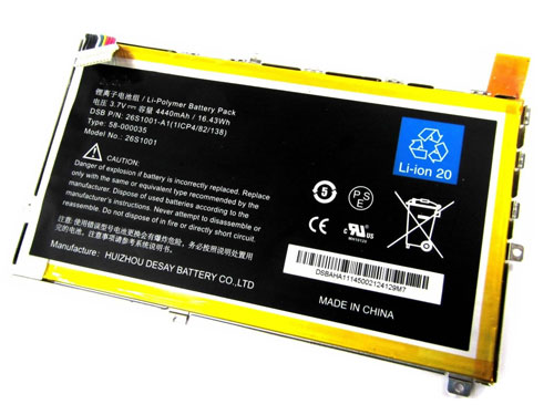 Laptop Battery Replacement for AMAZON kindle-fire-hd-7-inch 
